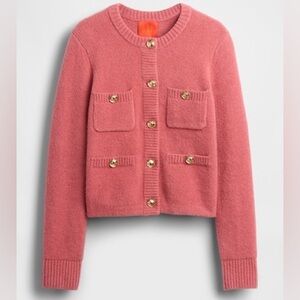 GapStudio Crop Cardigan - elle pink